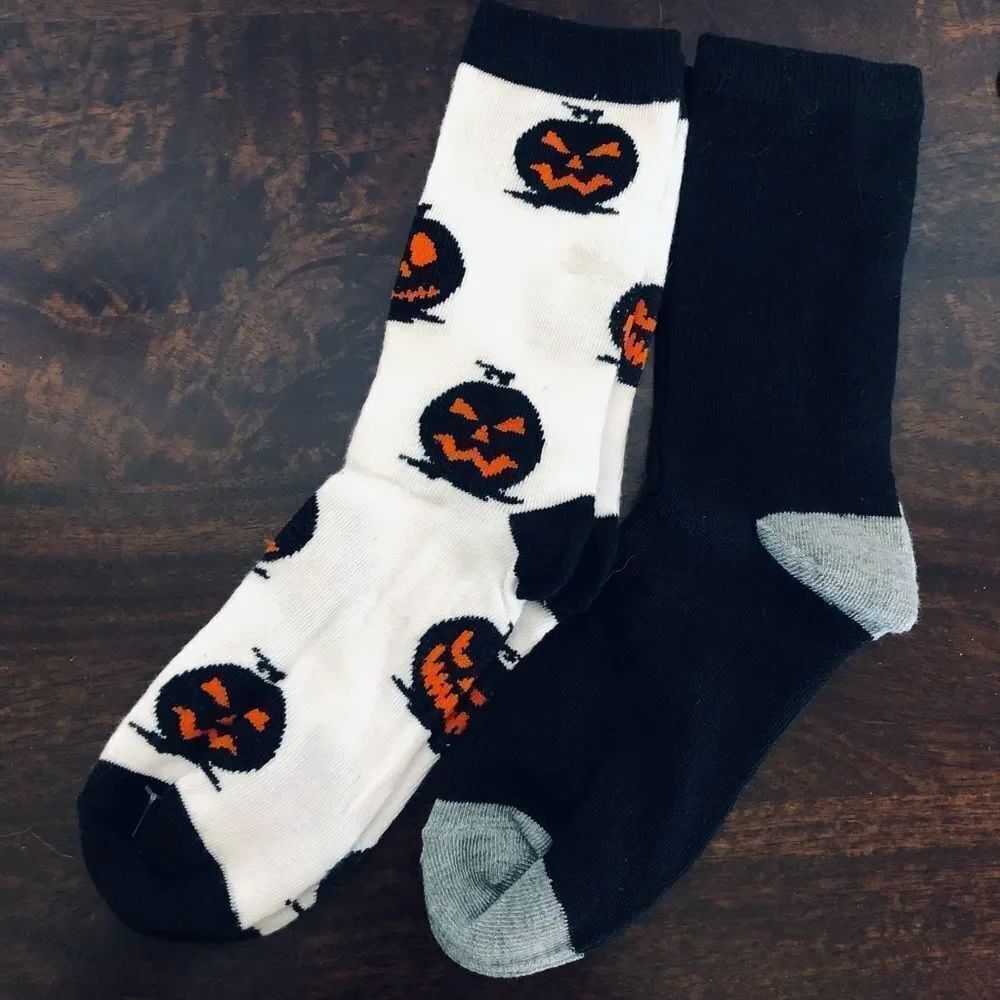 Halloween Jack O Lantern Pumpkin Fun Socks Set Sock Hub